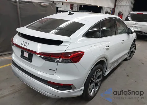 2023 Audi Q4 Sportback E-Tron Premium Plus 50 Quattro из США, поврежденный, VIN WA132BFZ5PP013413